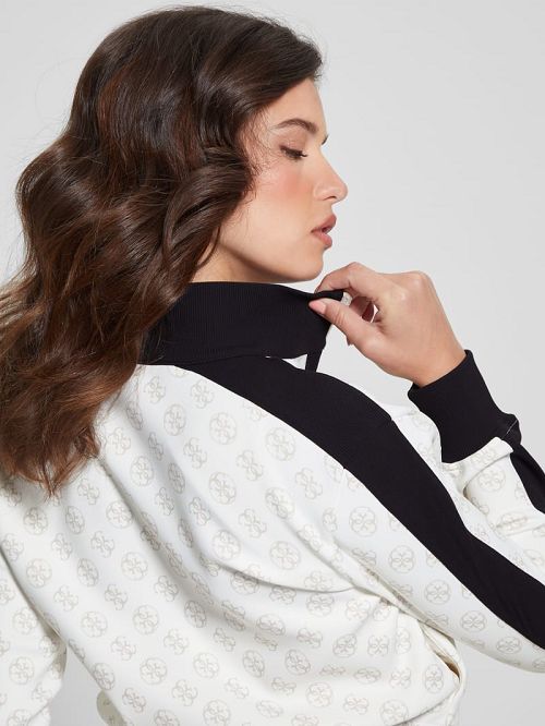 Guess Eco Eléa Quattro G Crop Jacket Zwart | GUESS-SN28389