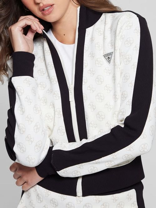 Guess Eco Eléa Quattro G Crop Jacket Zwart | GUESS-SN28389
