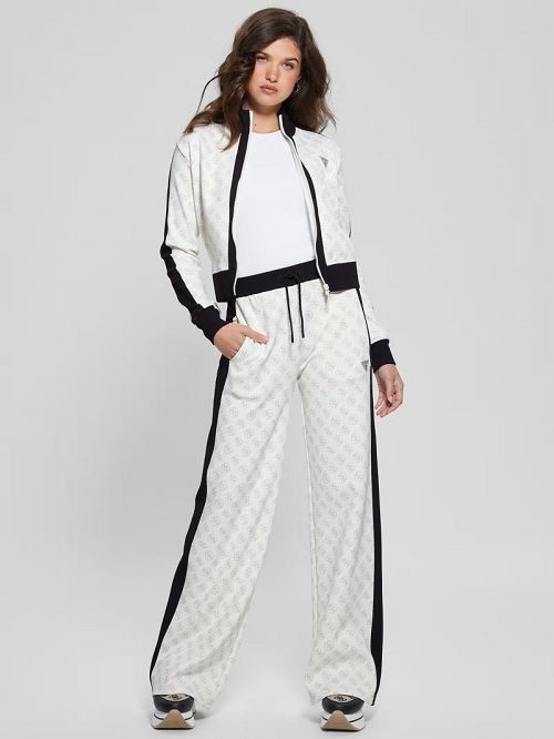 Guess Eco Eléa Quattro G Wide Pants Zwart | GUESS-SN28470