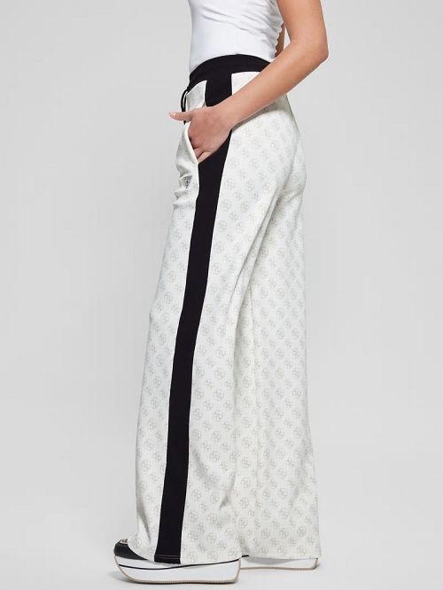 Guess Eco Eléa Quattro G Wide Pants Zwart | GUESS-SN28470