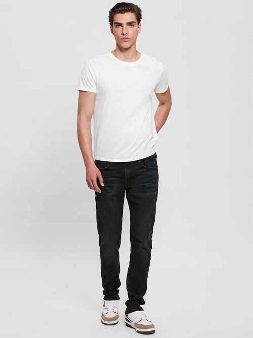 Guess Eco Finnley Tapered Jeans Zwart | GUESS-SN30417
