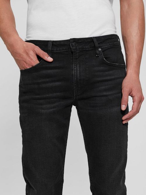 Guess Eco Finnley Tapered Jeans Zwart | GUESS-SN30417