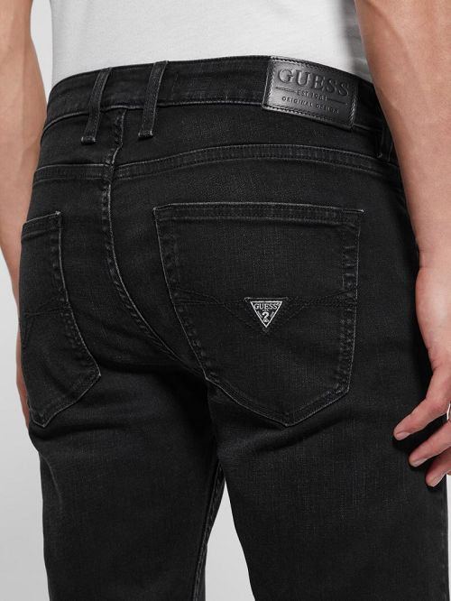 Guess Eco Finnley Tapered Jeans Zwart | GUESS-SN30417
