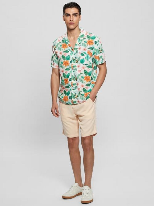 Guess Eco Fluid Printed Shirt Multi | GUESS-SN31159