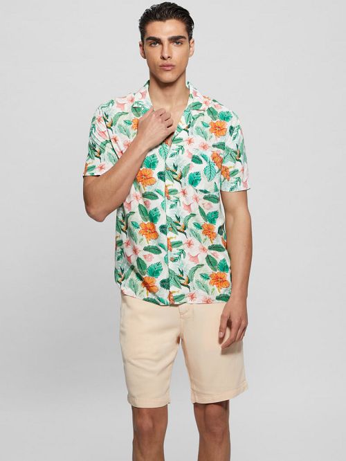 Guess Eco Fluid Printed Shirt Multi | GUESS-SN31159