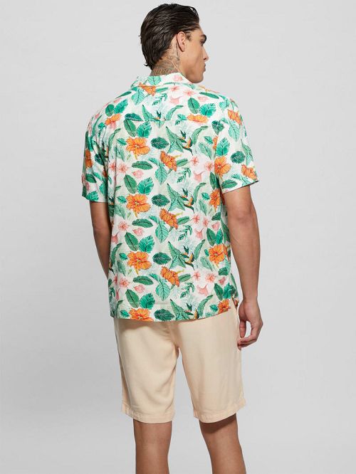 Guess Eco Fluid Printed Shirt Multi | GUESS-SN31159