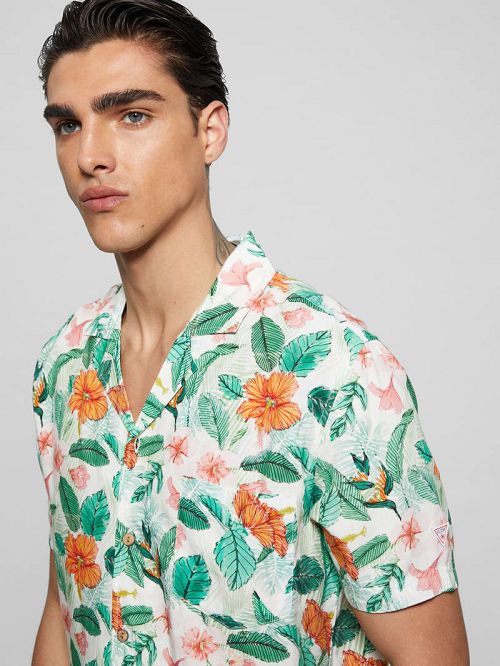 Guess Eco Fluid Printed Shirt Multi | GUESS-SN31159