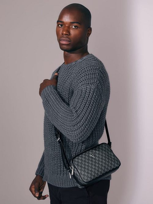 Guess Eco G Wave Camera Bag Zwart | GUESS-SN31722
