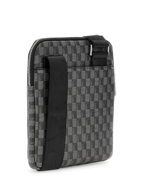 Guess Eco G Wave Crossbody Zwart | GUESS-SN31731