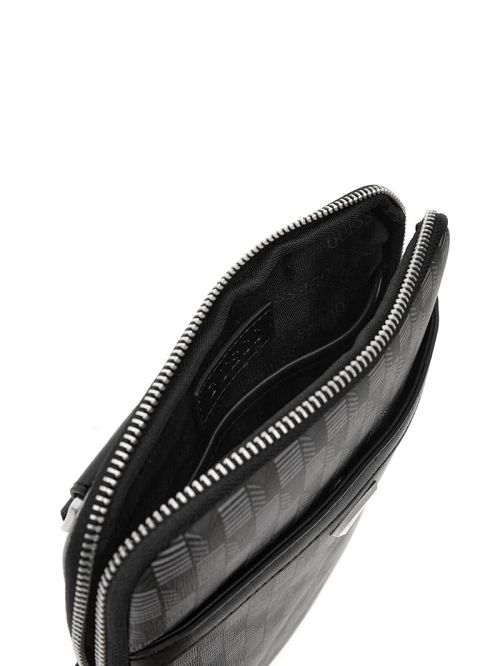 Guess Eco G Wave Crossbody Zwart | GUESS-SN31731