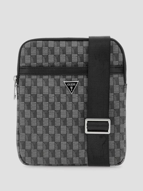 Guess Eco G Wave Crossbody Zwart | GUESS-SN31731