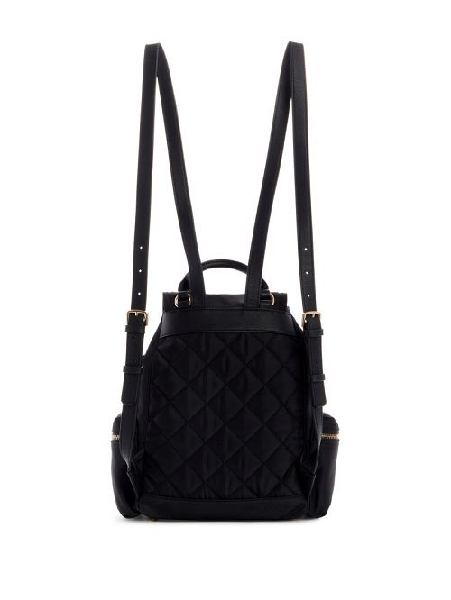 Guess Eco Gemma Backpack Zwart | GUESS-SN29489