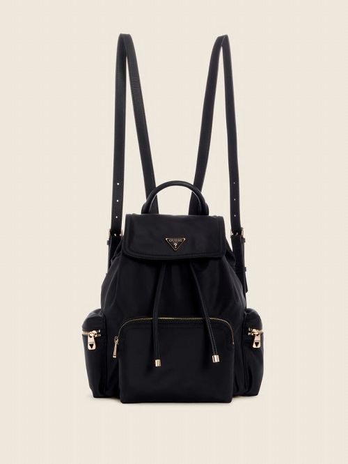 Guess Eco Gemma Backpack Zwart | GUESS-SN29489