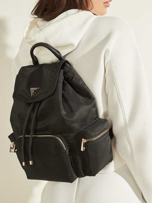 Guess Eco Gemma Backpack Zwart | GUESS-SN30153