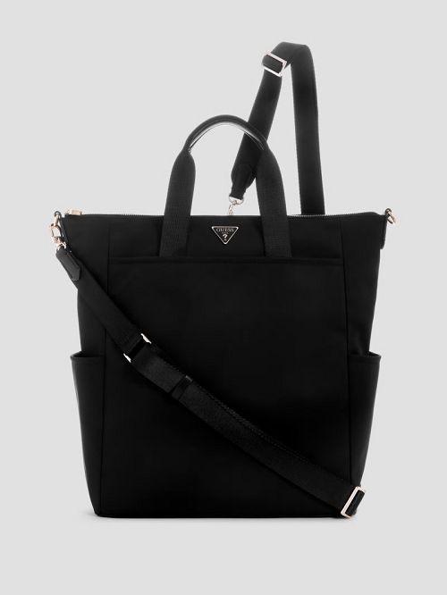 Guess Eco Gemma Convertible Tote Backpack Zwart | GUESS-SN29490
