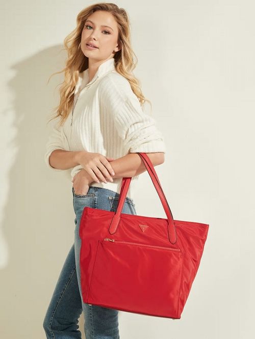 Guess Eco Gemma Tote Rood | GUESS-SN29362
