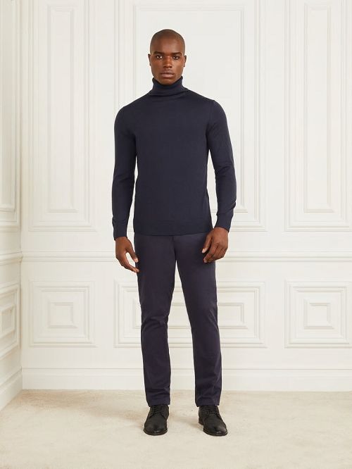 Guess Eco Hugh Easy Chino Pant Blauw | GUESS-SN31384