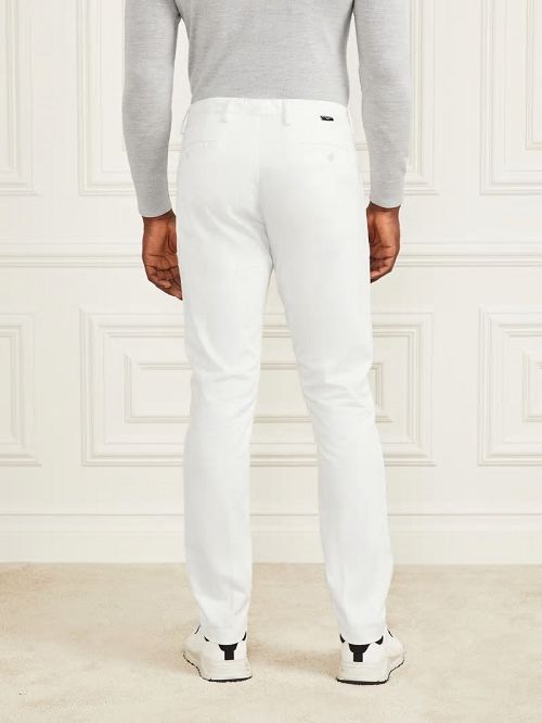 Guess Eco Hugh Easy Chino Pant Wit | GUESS-SN31380