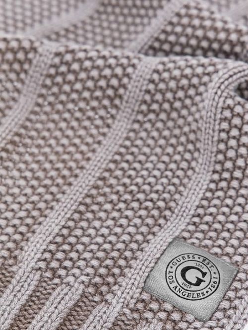 Guess Eco Hunter Ribbed Scarf Bruin | GUESS-SN31850