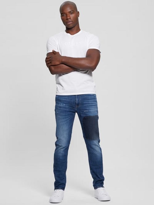 Guess Eco James Tapered Denim Jeans Blauw | GUESS-SN30352