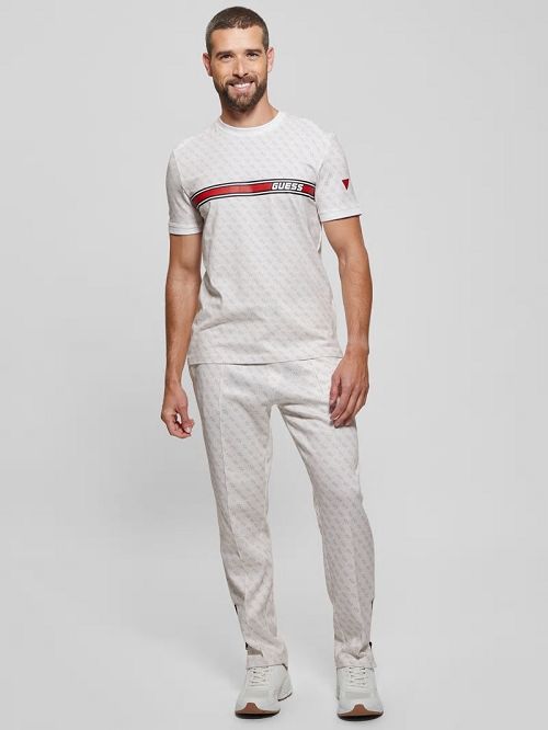 Guess Eco Jamey Logo Tee Wit | GUESS-SN31564