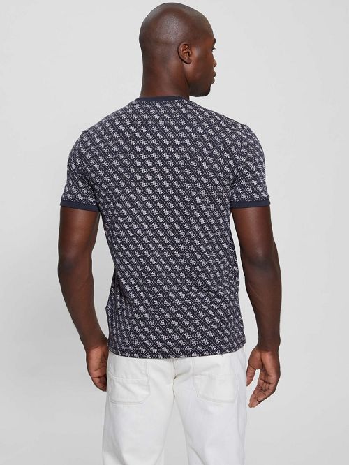 Guess Eco Jamey Logo Tee Zwart | GUESS-SN31509