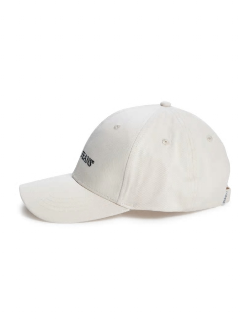 Guess Eco Jeans Logo Baseball Cap Wit | GUESS-SN31923