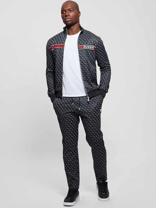 Guess Eco Korbin Track Jacket Zwart | GUESS-SN31551