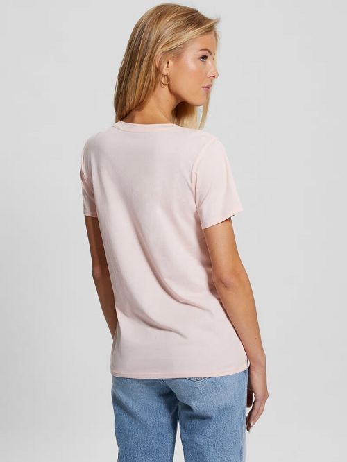 Guess Eco Le Tigre Easy Tee Roze | GUESS-SN27223