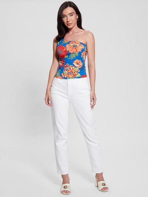 Guess Eco Linda One-Shoulder Top Multi | GUESS-SN27128