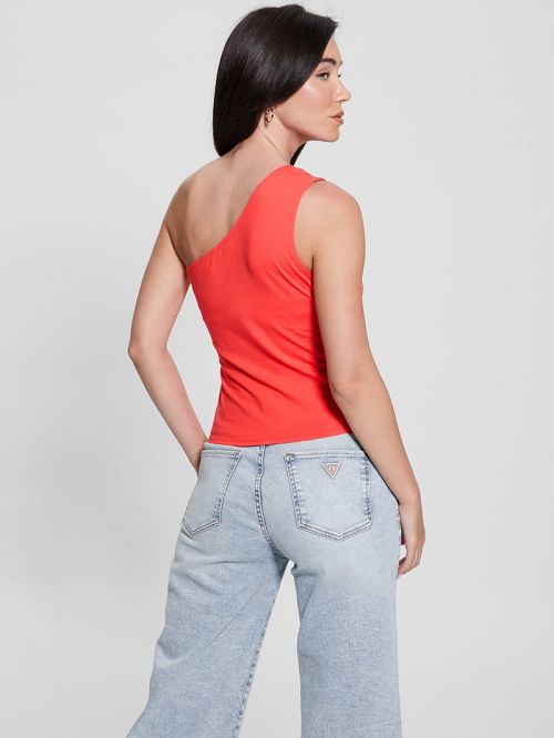 Guess Eco Linda One-Shoulder Top Roze | GUESS-SN27181