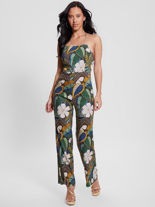 Guess Eco Lori Open-Back Jumpsuit Multi | GUESS-SN26817