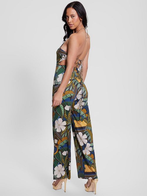 Guess Eco Lori Open-Back Jumpsuit Multi | GUESS-SN26817