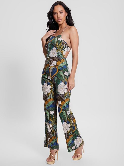 Guess Eco Lori Open-Back Jumpsuit Multi | GUESS-SN26817