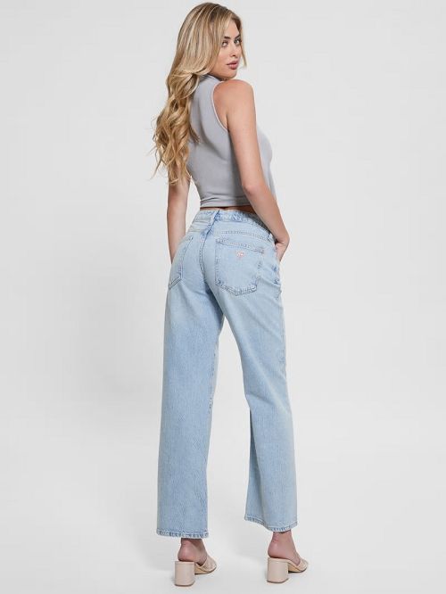 Guess Eco Low-Rise Slouchy Jeans Blauw | GUESS-SN26638