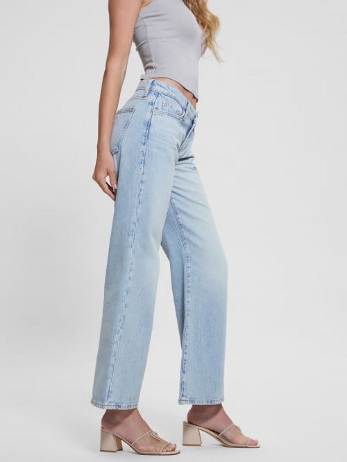 Guess Eco Low-Rise Slouchy Jeans Blauw | GUESS-SN26638