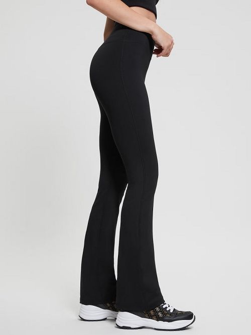 Guess Eco Marika Mini Flare Leggings Zwart | GUESS-SN28466