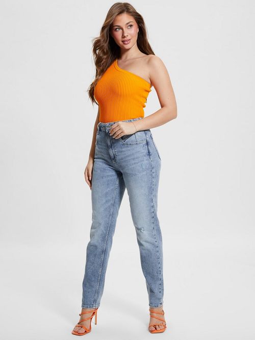 Guess Eco Mel Ottoman Bodysuit Oranje | GUESS-SN27231