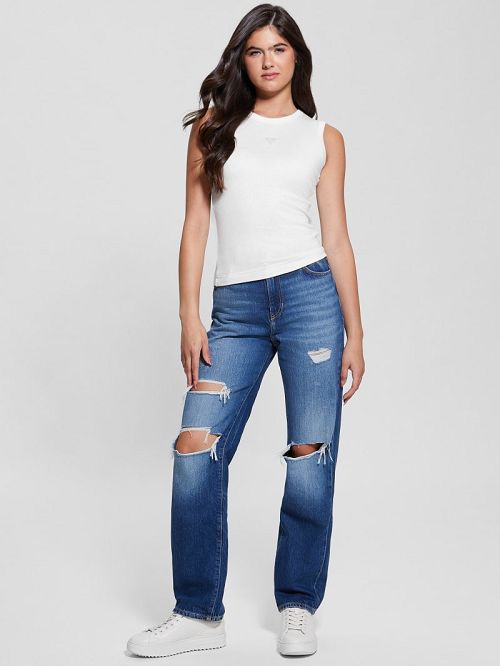 Guess Eco Michela Embellished Top Wit | GUESS-SN27619