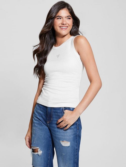 Guess Eco Michela Embellished Top Wit | GUESS-SN27619