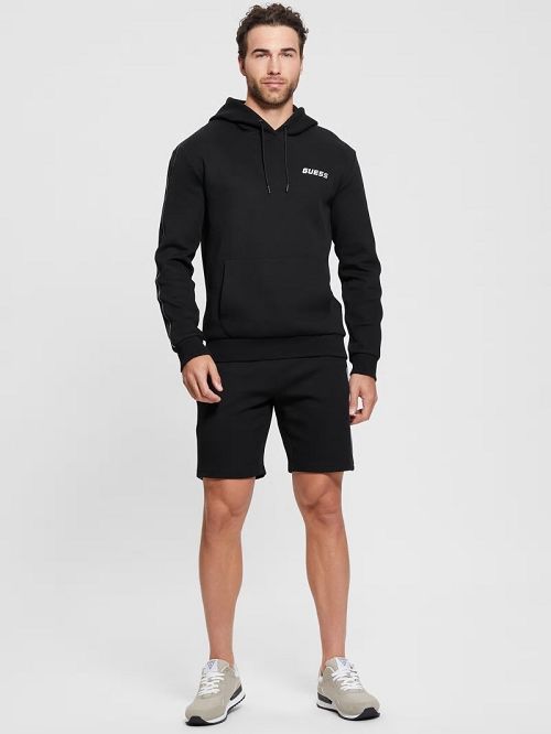 Guess Eco Mickey Jogger Shorts Zwart | GUESS-SN31337