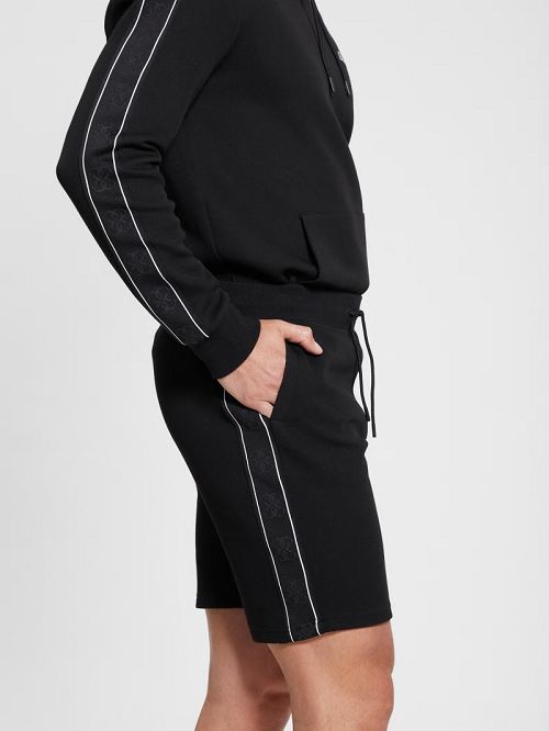 Guess Eco Mickey Jogger Shorts Zwart | GUESS-SN31337