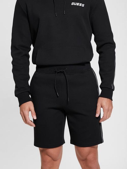 Guess Eco Mickey Jogger Shorts Zwart | GUESS-SN31337