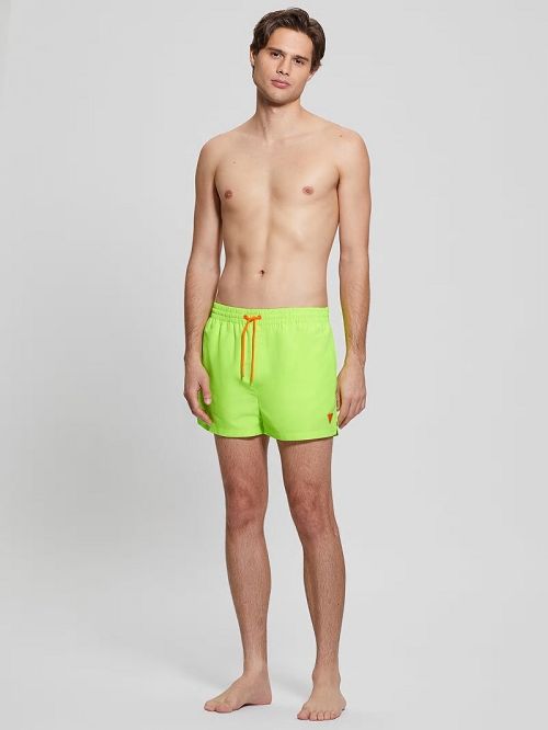 Guess Eco Neon Swim Trunks Geel | GUESS-SN31599