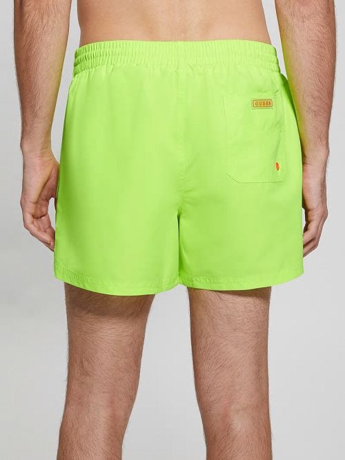 Guess Eco Neon Swim Trunks Geel | GUESS-SN31599