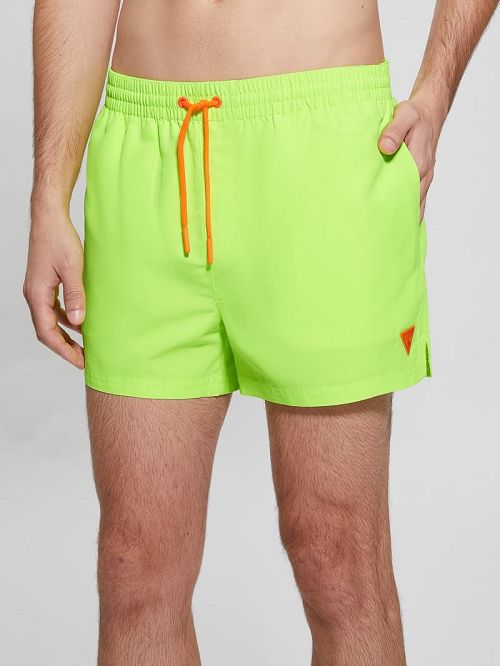 Guess Eco Neon Swim Trunks Geel | GUESS-SN31599