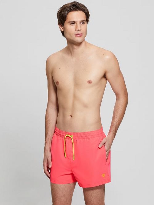 Guess Eco Neon Swim Trunks Roze | GUESS-SN31596