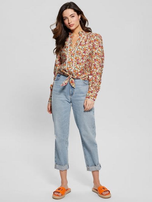 Guess Eco New Rita Shirt Oranje | GUESS-SN27129