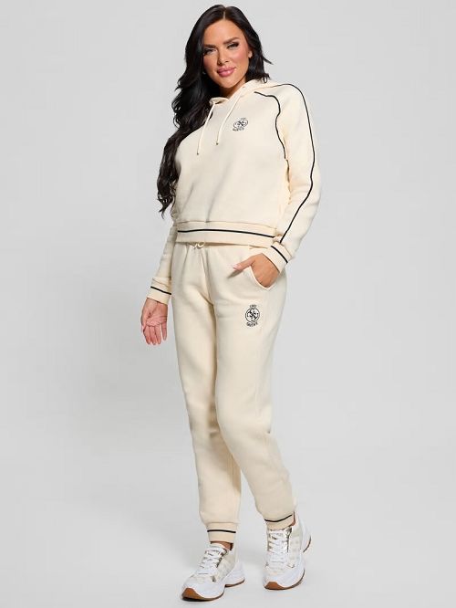 Guess Eco Nia Color-Block Joggers Wit | GUESS-SN28435