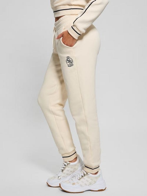 Guess Eco Nia Color-Block Joggers Wit | GUESS-SN28435